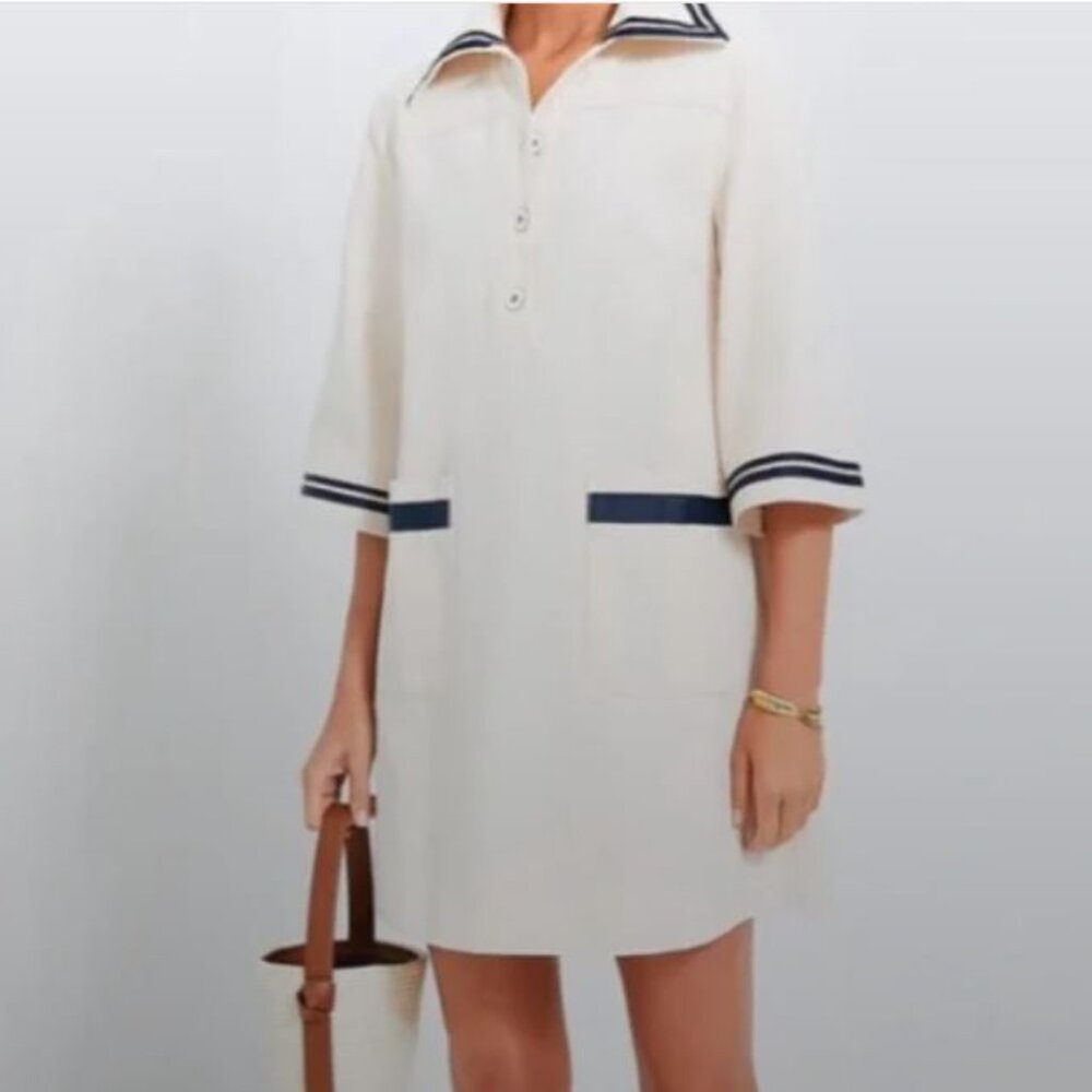 Tuckernuck size M Gardenia Hart shirt dress